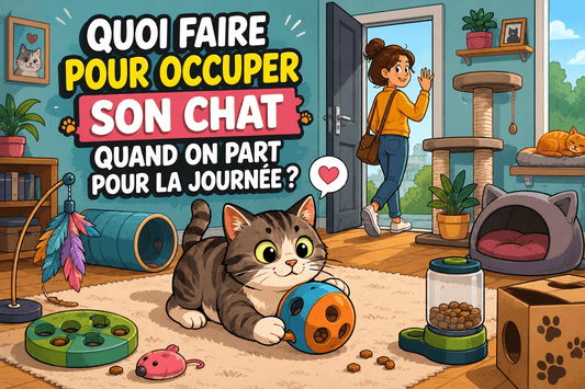 Quoi faire pour occuper son chat quand on part pour la journée ? - Mi-a-ou