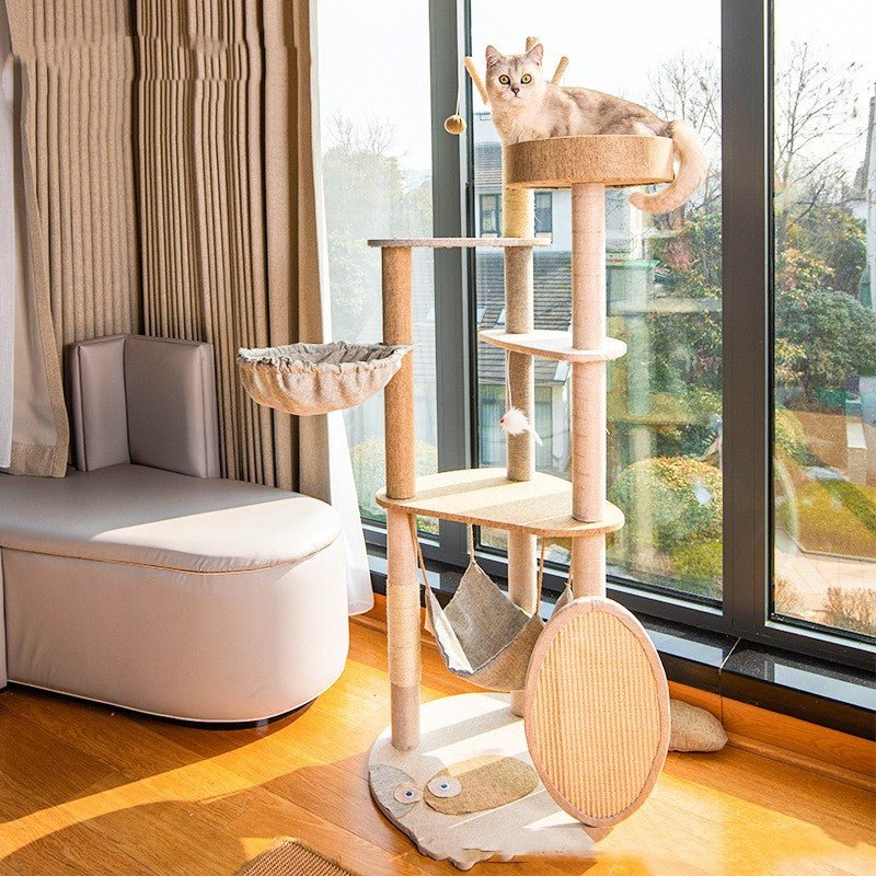 Arbre a chat en bois durable 2TheTop™ - Mi - a - ou
