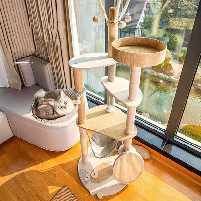 Arbre a chat en bois durable 2TheTop™ - Mi - a - ou