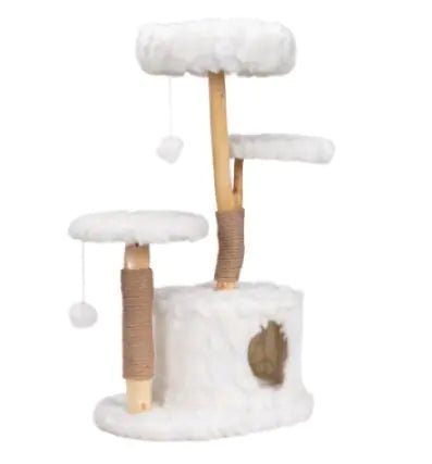 Arbre A Chat En Bois FluffyStep Deluxe - Mi - a - ou