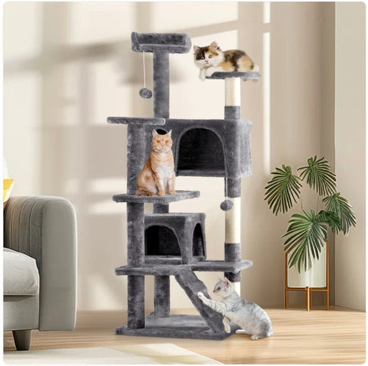 Arbre A Chat En Bois High - Activity - Mi - a - ou