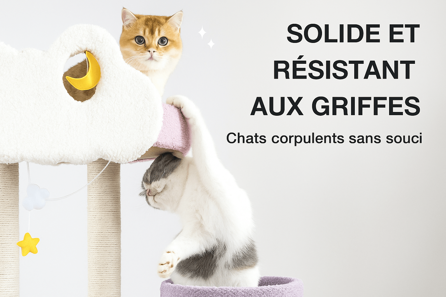 Arbre a chat NightPlay arche étoilée - Mi - a - ou