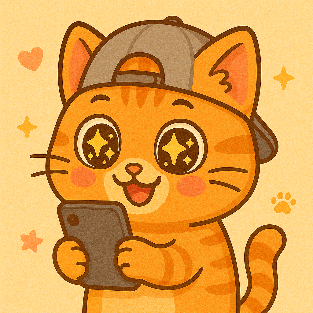 chat cell kawaii