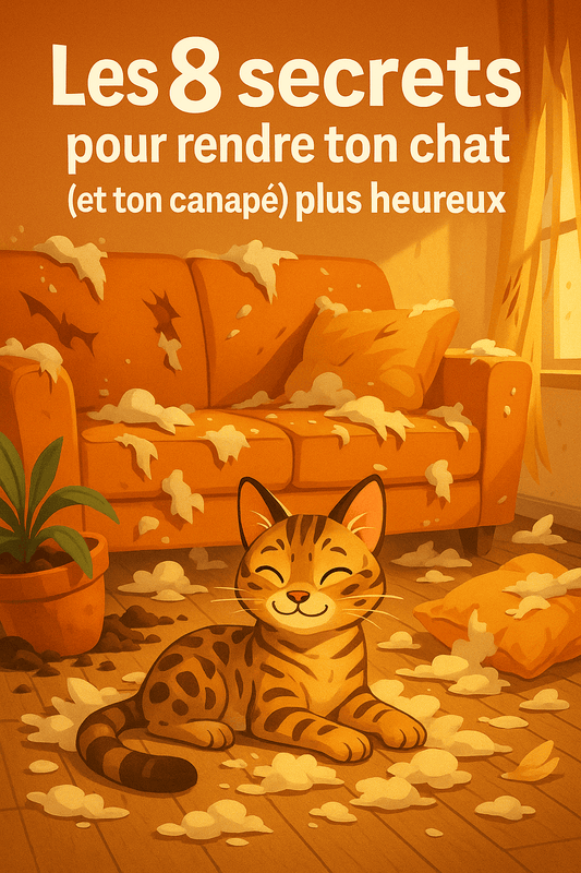📘 Ebook gratuit – Les 8 secrets pour rendre ton chat (et ton canapé) plus heureux - Mi - a - ou