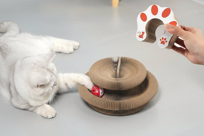 Grattoir Chat - PurrRoundScratcher™ - Mi - a - ou - Mi - a - ou