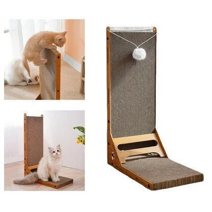 Griffoir Chat L - Board en bois - Mi - a - ou