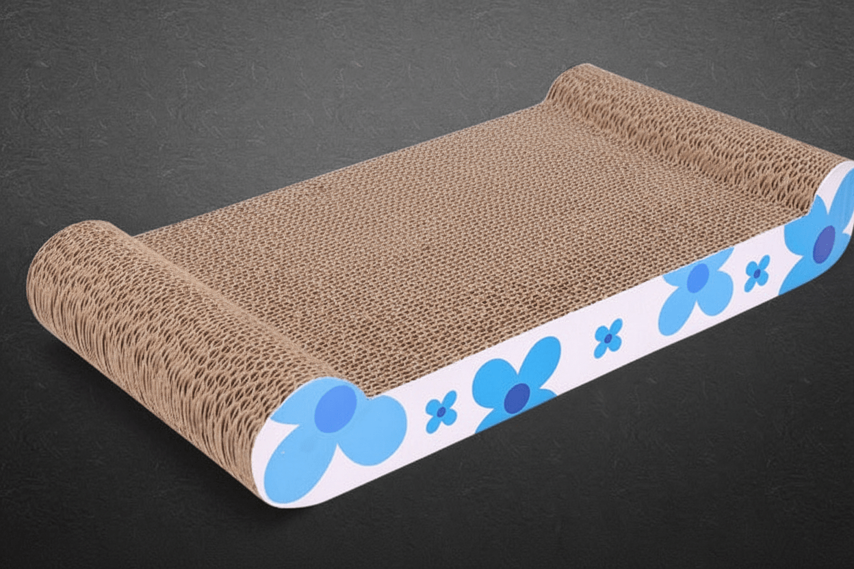 Griffoir en carton Flower Scratcher™ - Mi - a - ou