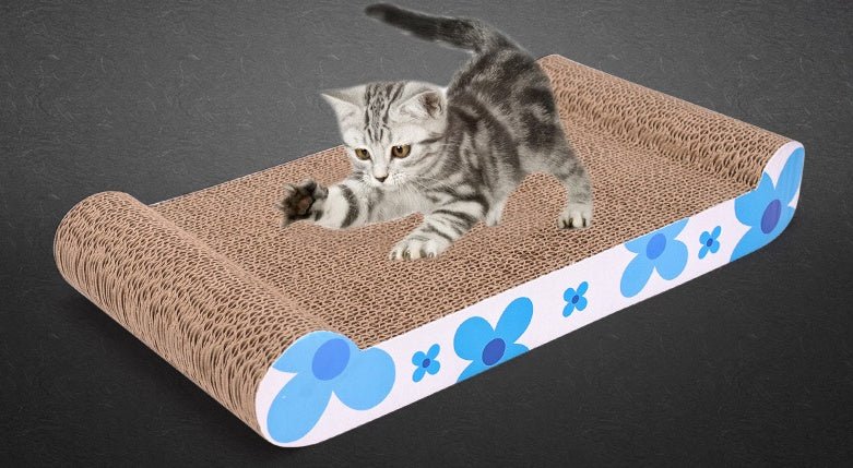 Griffoir en carton Flower Scratcher™ - Mi - a - ou