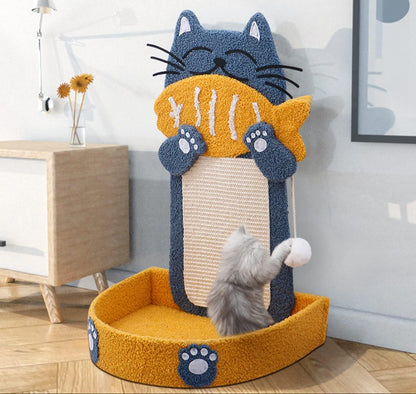 Griffoir mural pour chat KatFishYummy™ - Mi - a - ou - Mi - a - ou