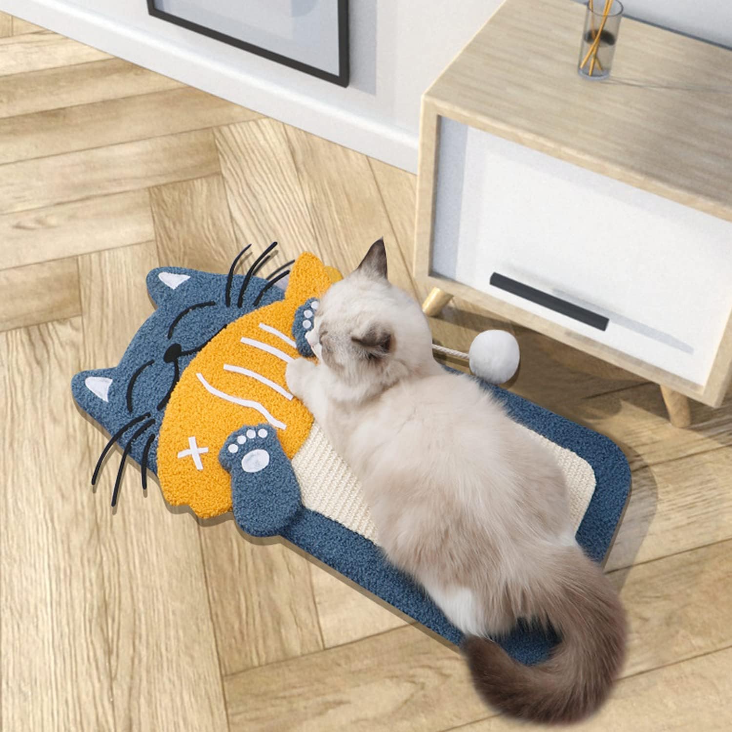 Griffoir mural pour chat KatFishYummy™ - Mi - a - ou - Mi - a - ou