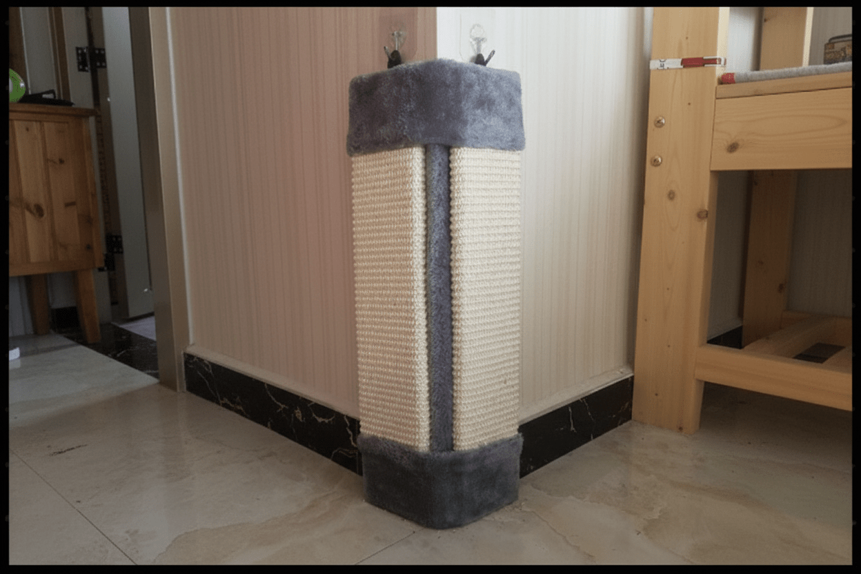 Griffoir pour chat CornerScratcher™ - Mi - a - ou
