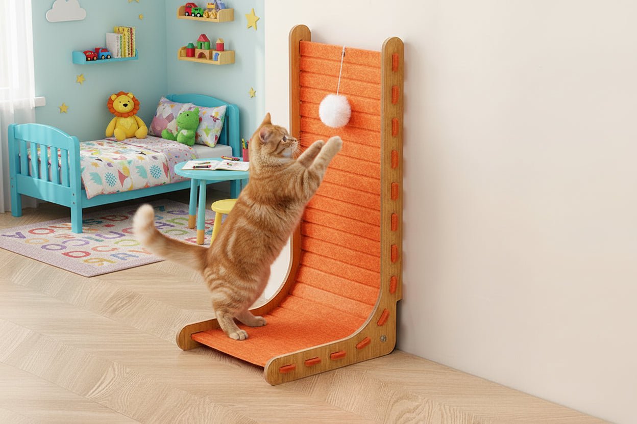 Griffoir pour chat DistractMur™ - Mi - a - ou - Mi - a - ou