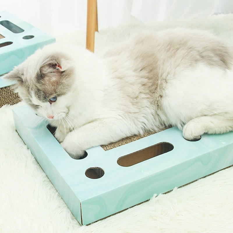 Griffoir pour chat en carton SharpClaw™ - Mi - a - ou
