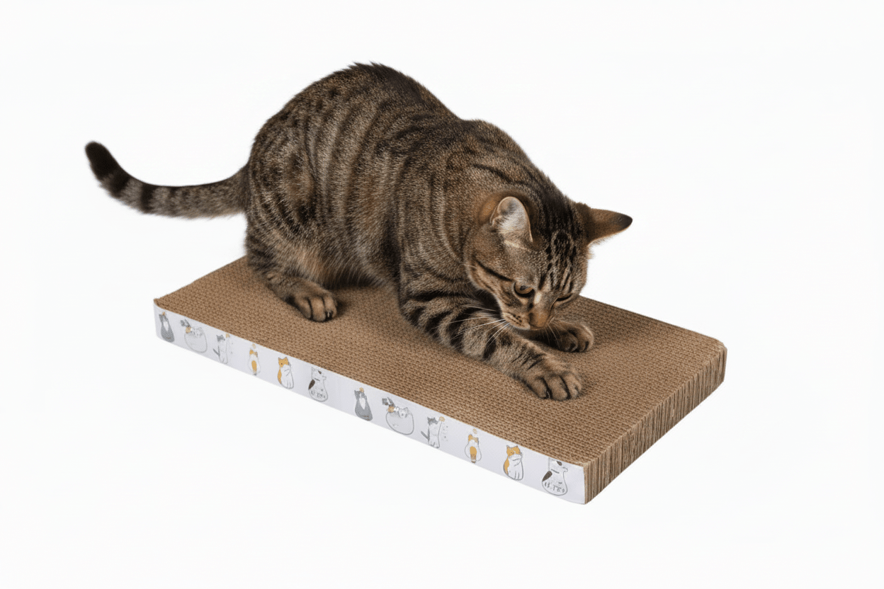 Griffoir pour chat en carton WavyBoard™ - Mi - a - ou