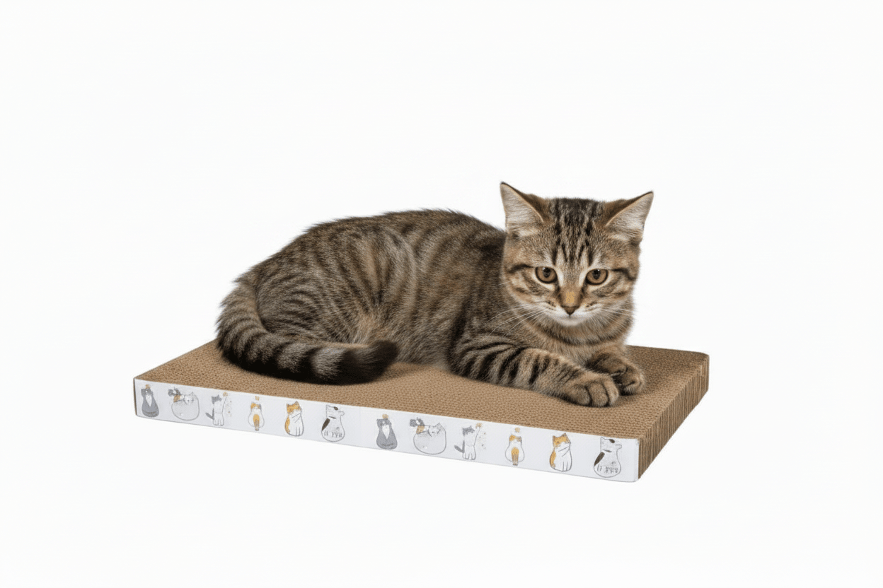 Griffoir pour chat en carton WavyBoard™ - Mi - a - ou