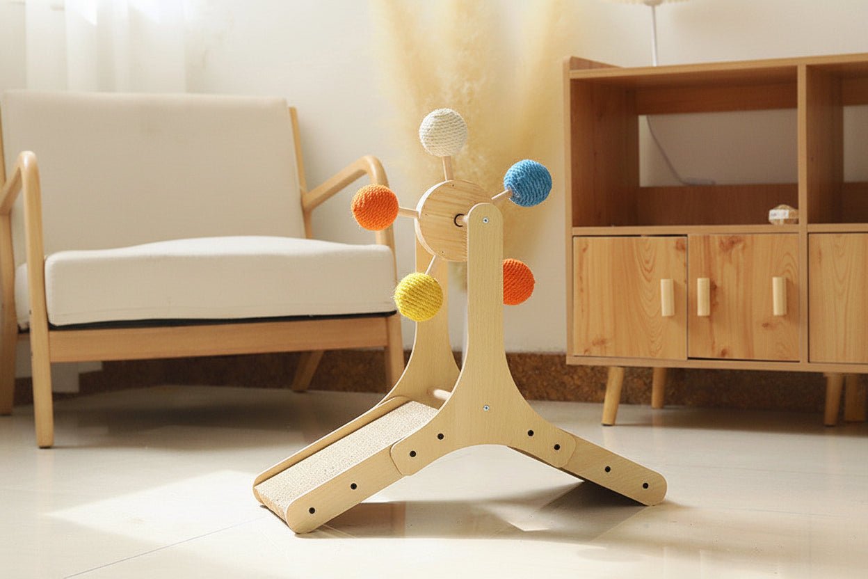 Griffoir pour chat Le Spin'o Ra - Griffe™ - Mi - a - ou - Mi - a - ou