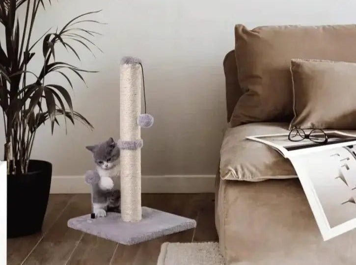 Griffoir pour chat MiaouScratchTower - Mi - a - ou