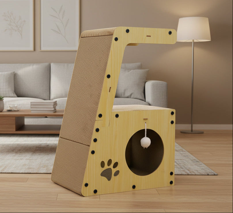 Griffoir pour chat multifontionnel StepUp&Up™ - Mi - a - ou - Mi - a - ou