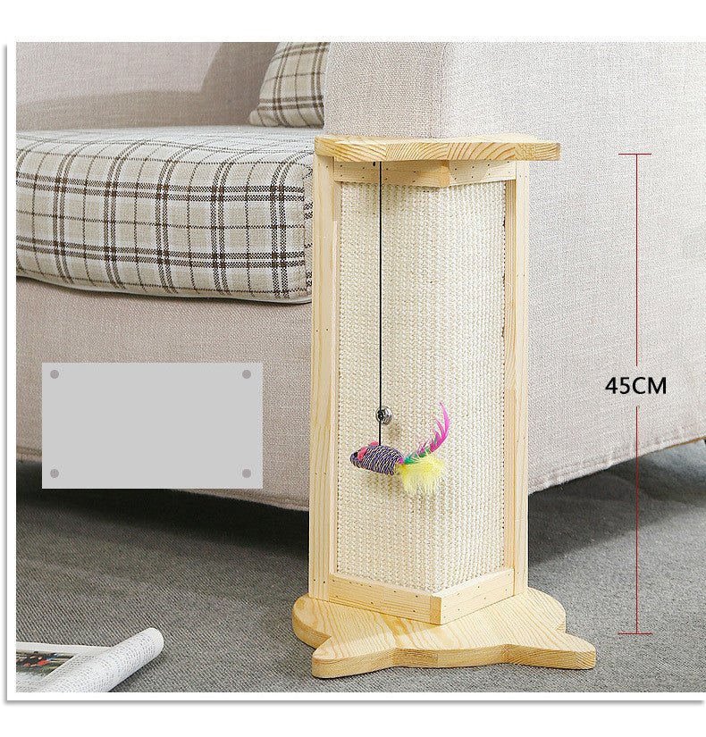 Griffoir pour chat planche a gratter Totem - Mi - a - ou