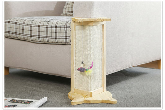 Griffoir pour chat planche a gratter Totem - Mi - a - ou