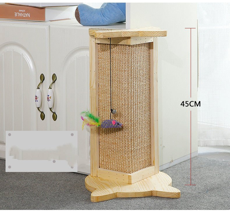 Griffoir pour chat planche a gratter Totem - Mi - a - ou