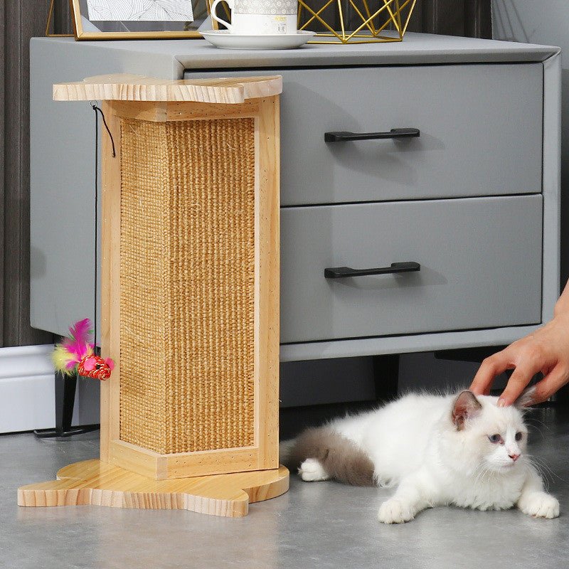 Griffoir pour chat planche a gratter Totem - Mi - a - ou