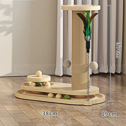 Griffoir pour chat serie Bois - de - griffes - Mi - a - ou