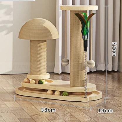 Griffoir pour chat serie Bois - de - griffes - Mi - a - ou