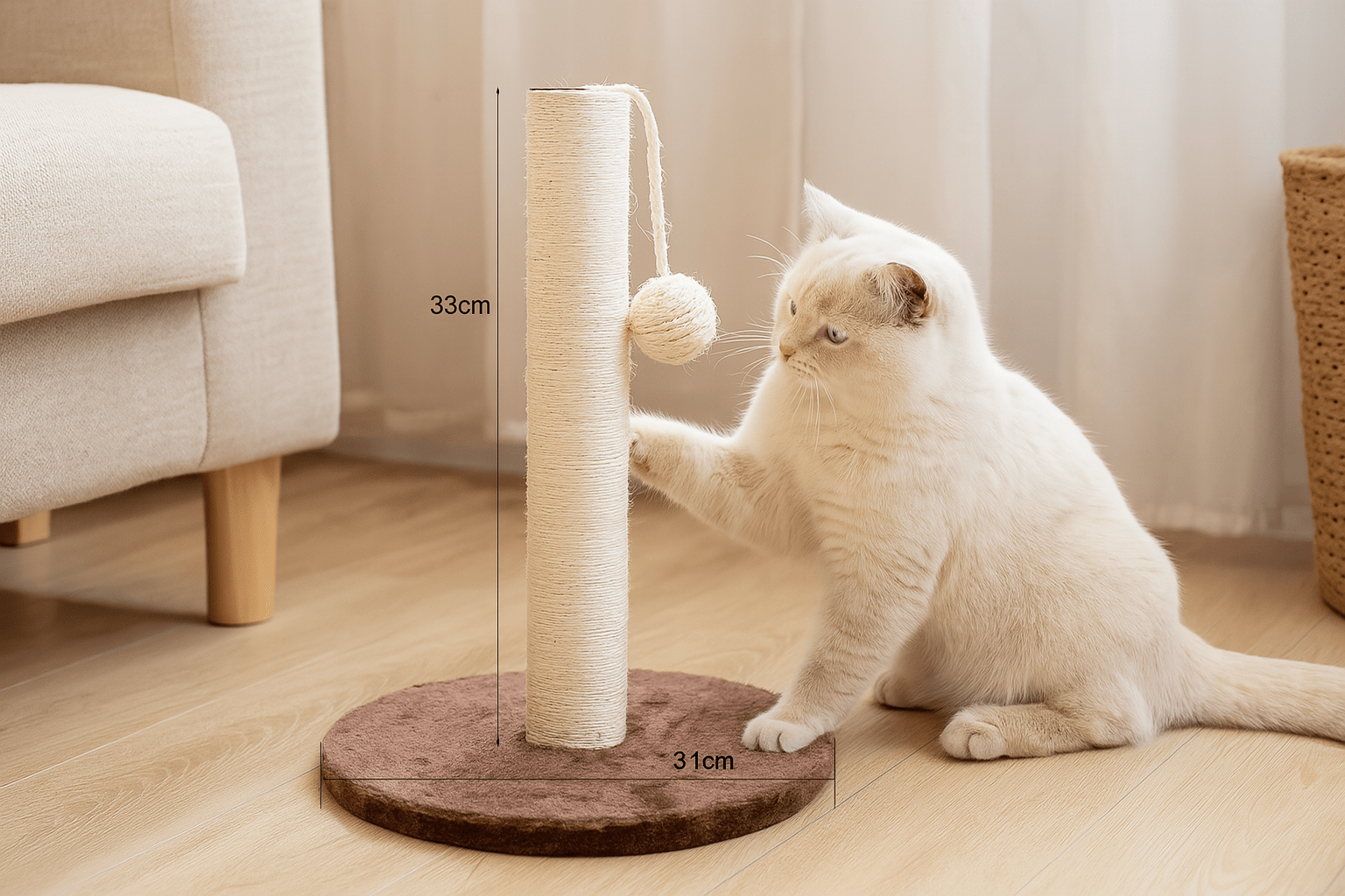Griffoir pour chat SweetClaw™ Mini - Mi - a - ou - Mi - a - ou