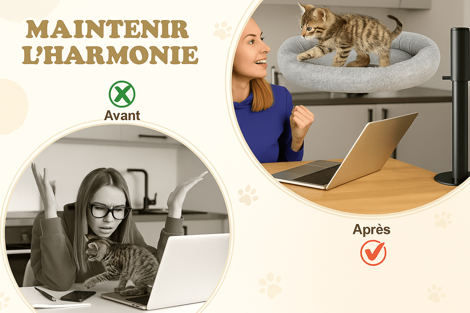 Hamac pour chat WorkAssistant™ - Mi - a - ou