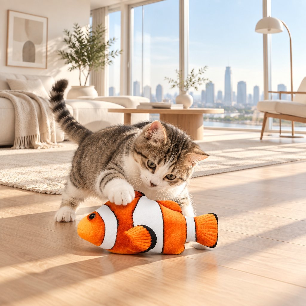 Jouet pour chat interactif Le Poichonssa™ - Mi-a-ou - Mi-a-ou