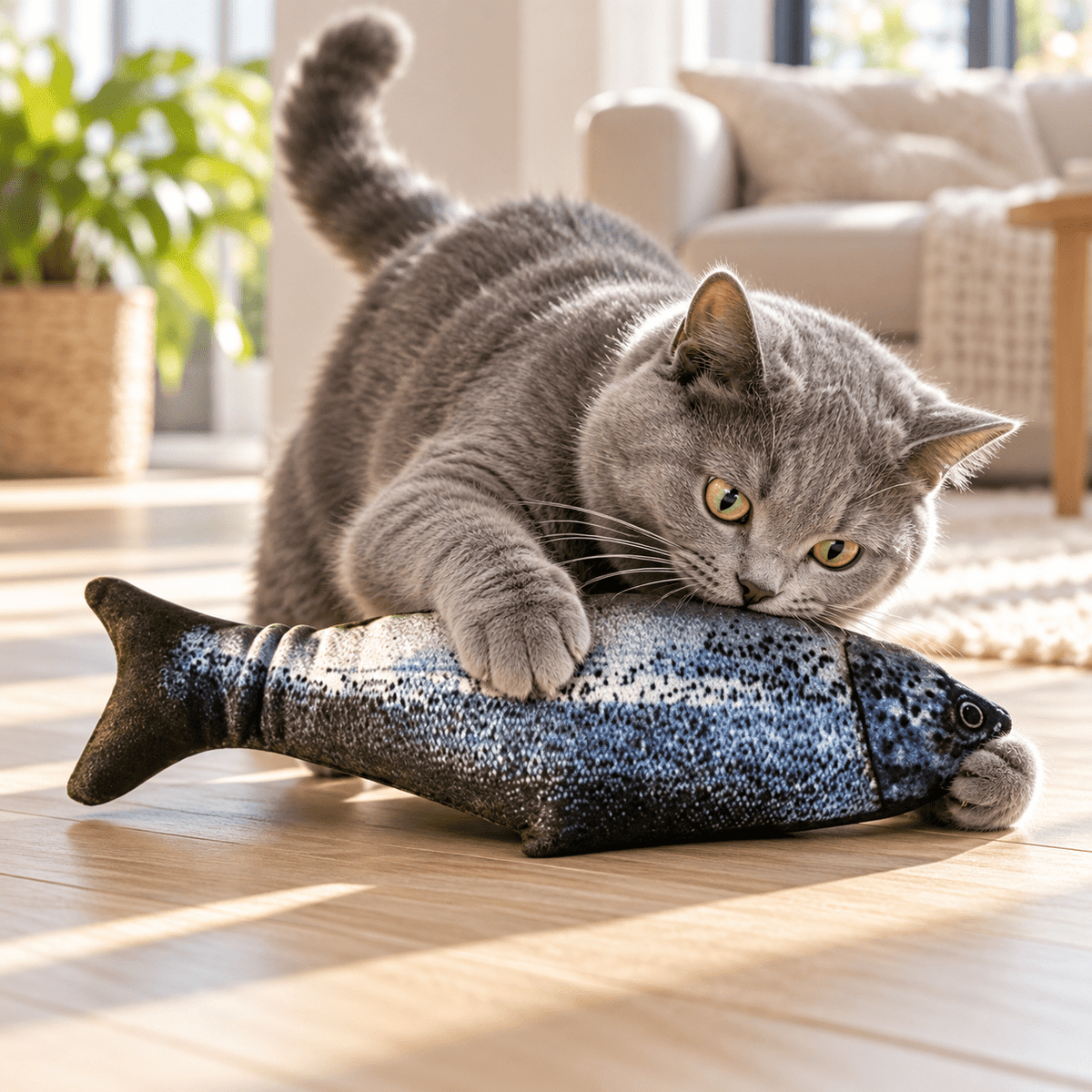 Jouet pour chat interactif Le Poichonssa™ - Mi-a-ou - Mi-a-ou