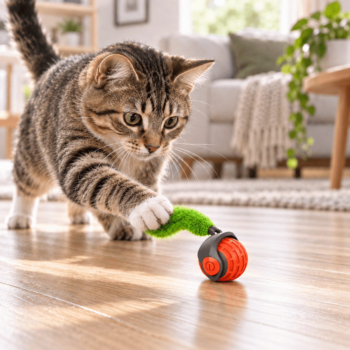 Jouet pour chat interactif RollMouse™ - Mi-a-ou