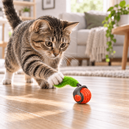 Jouet pour chat interactif RollMouse™ - Mi-a-ou