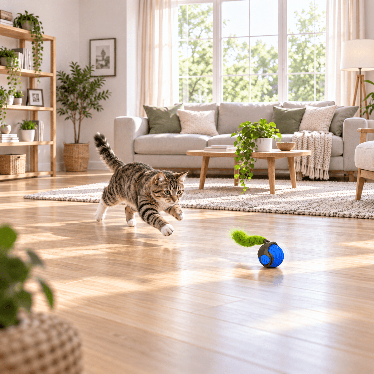 Jouet pour chat interactif RollMouse™ - Mi-a-ou