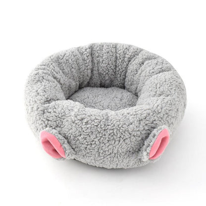 Lit pour chat en laine d'agneau WarmyWool™ - Mi - a - ou