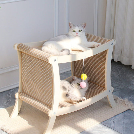 Lit pour chat superposé Dortoir - Félin™ Mi - a - ou - Mi - a - ou