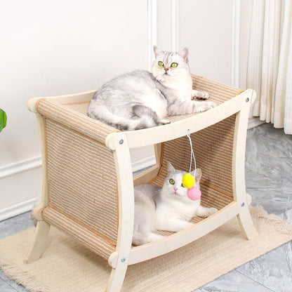Lit pour chat superposé Dortoir - Félin™ Mi - a - ou - Mi - a - ou