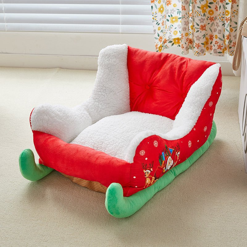 Lit pour chat Traineau du Pachat Noel™ - Mi - a - ou