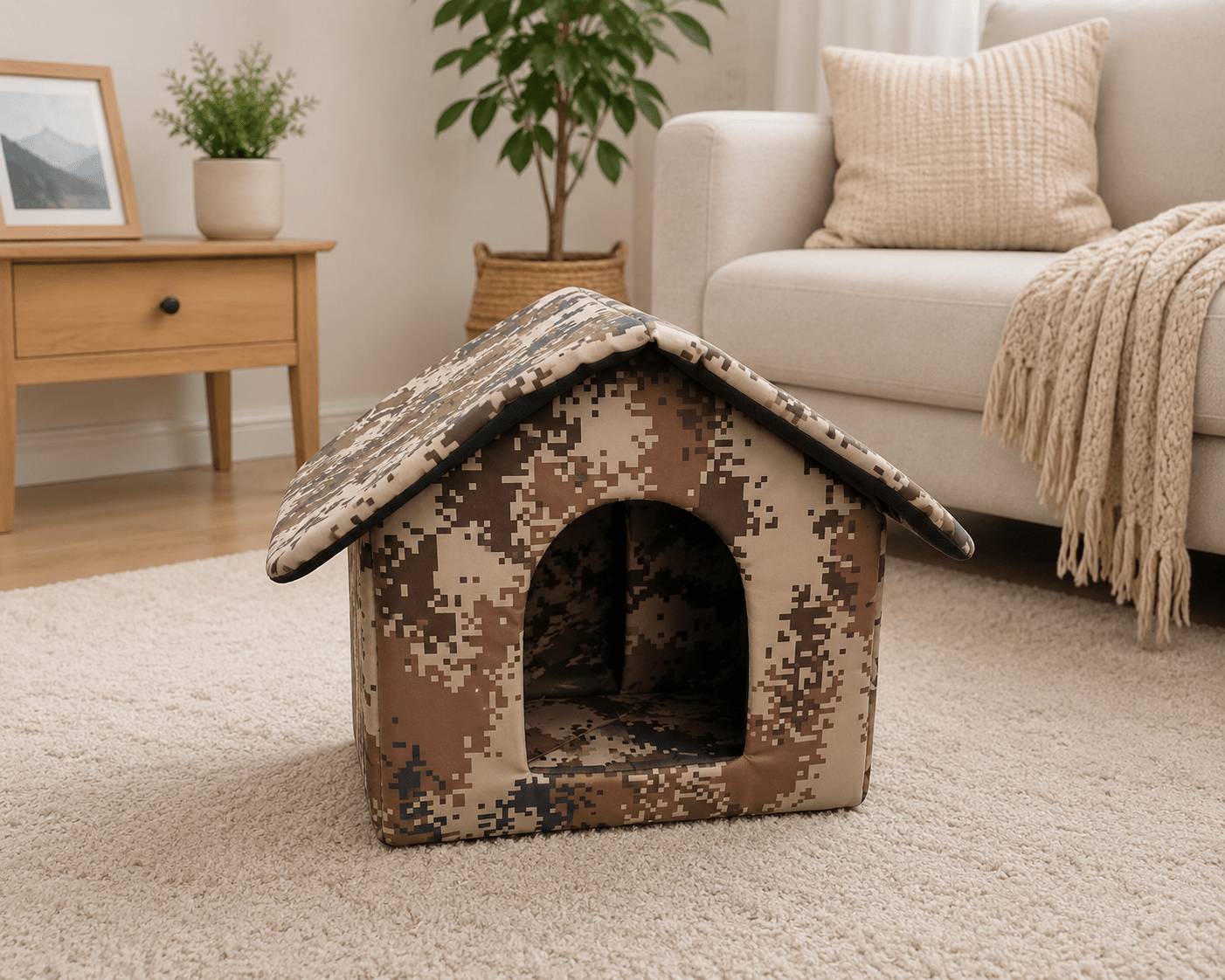 Maison Pour Chat CamoCrib™ - Mi - a - ou