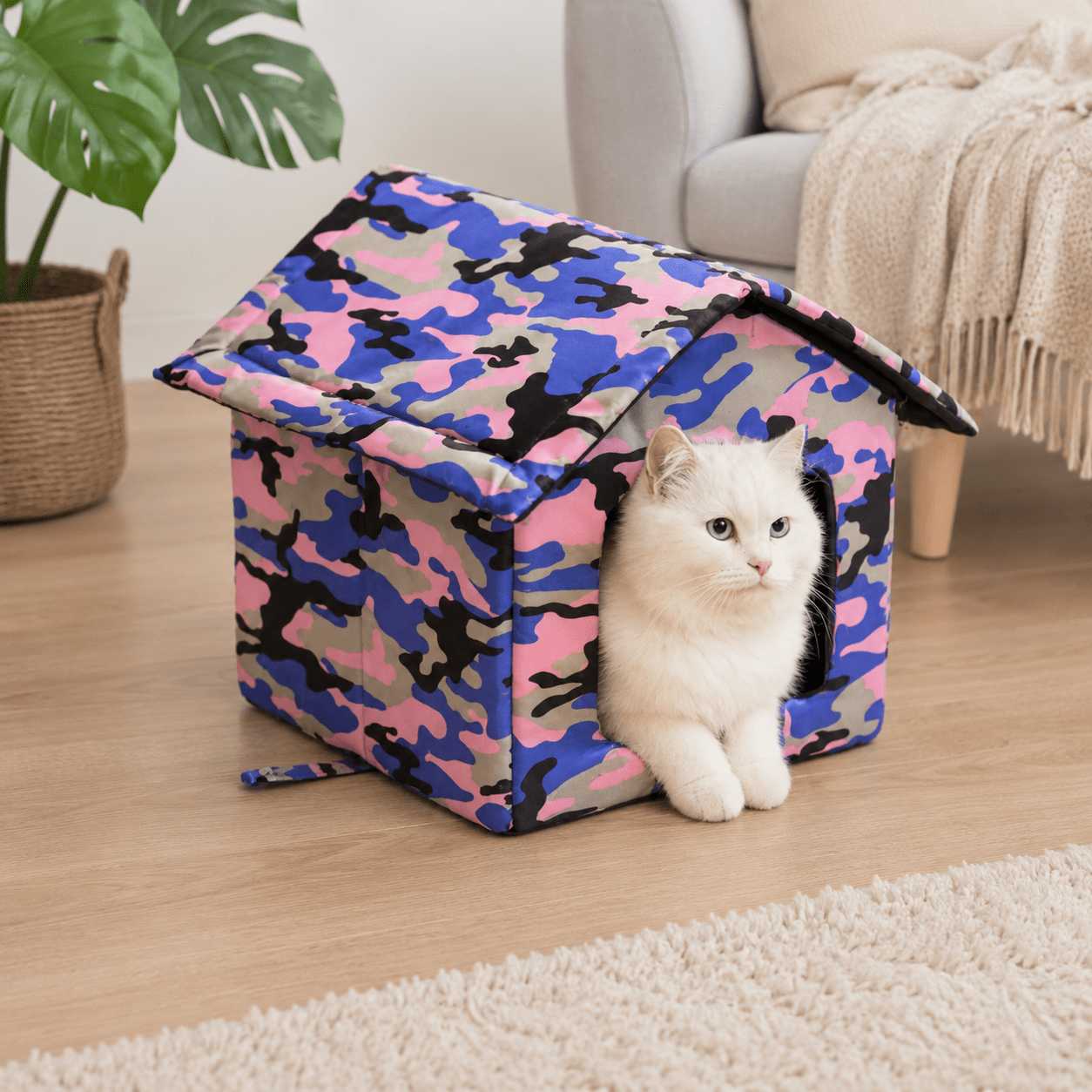 Maison Pour Chat CamoCrib™ - Mi - a - ou