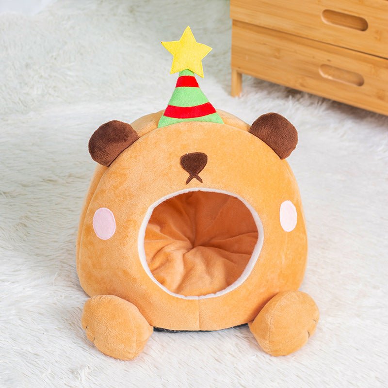 Maison pour chat Ourson - Festif™ - Mi - a - ou