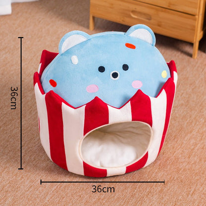 Maison pour chat Pop - Corn Kawaii™ - Mi - a - ou