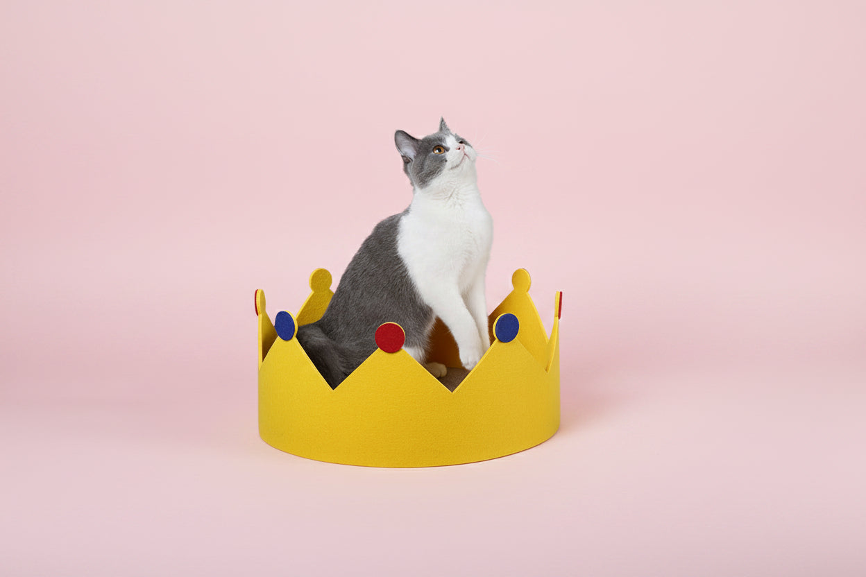 Nid pour chat et griffoir Kouronne - Royale™ - Mi - a - ou - Mi - a - ou