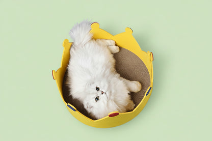 Nid pour chat et griffoir Kouronne - Royale™ - Mi - a - ou - Mi - a - ou