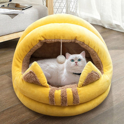 Nid pour chat semi - fermé CoolKatt™ - Mi - a - ou