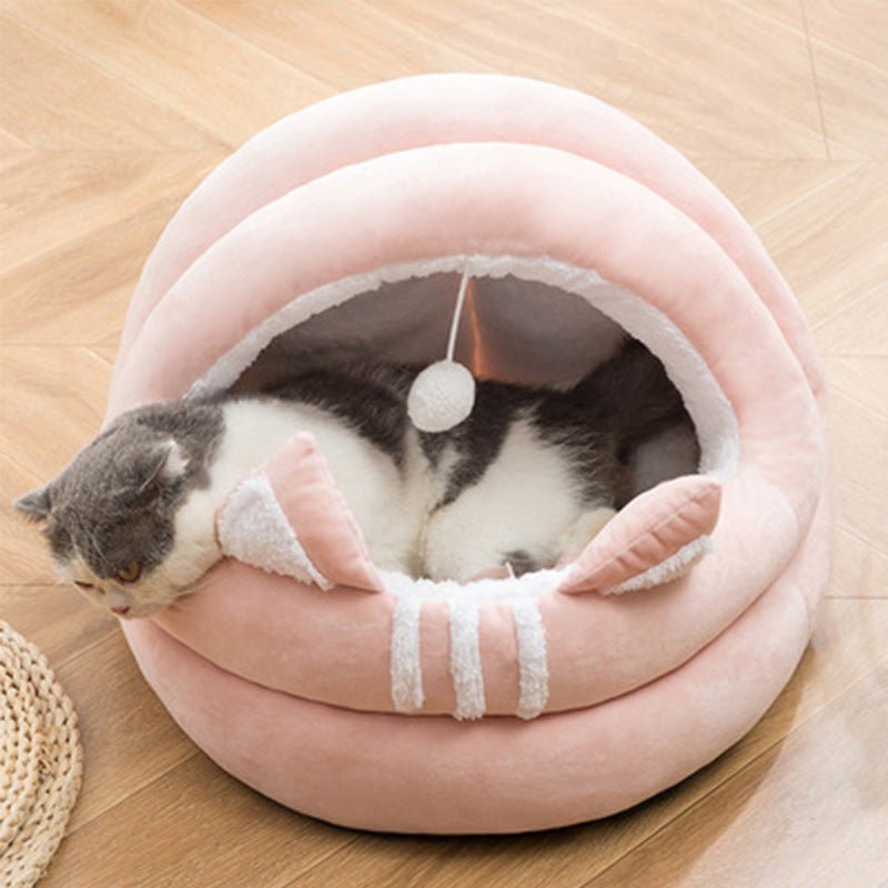 Nid pour chat semi - fermé CoolKatt™ - Mi - a - ou