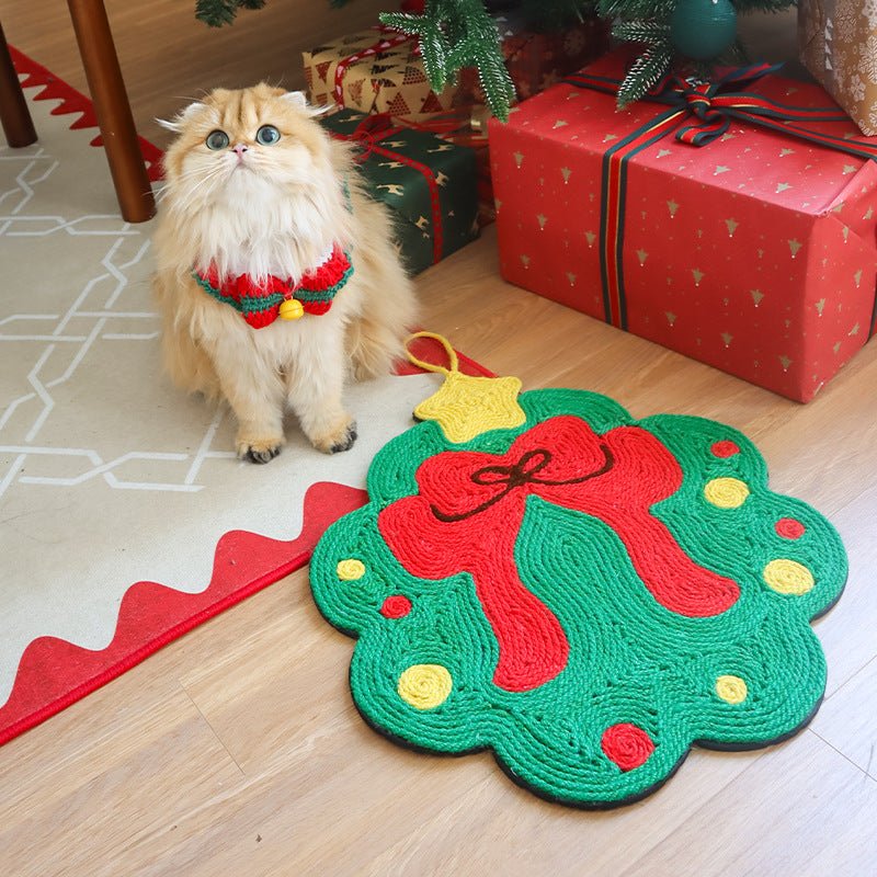 tapis - griffoir pour chat Griffes en Fêtes™ - Mi - a - ou