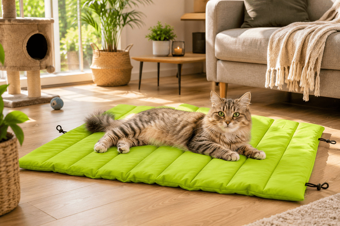 Tapis pour chat rafraichissant Chatte-Chat-Chill™ - Mi-a-ou