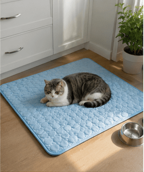 Tapis rafraîchissant pour chat Paradis’frais™ - Mi-a-ou - Mi-a-ou